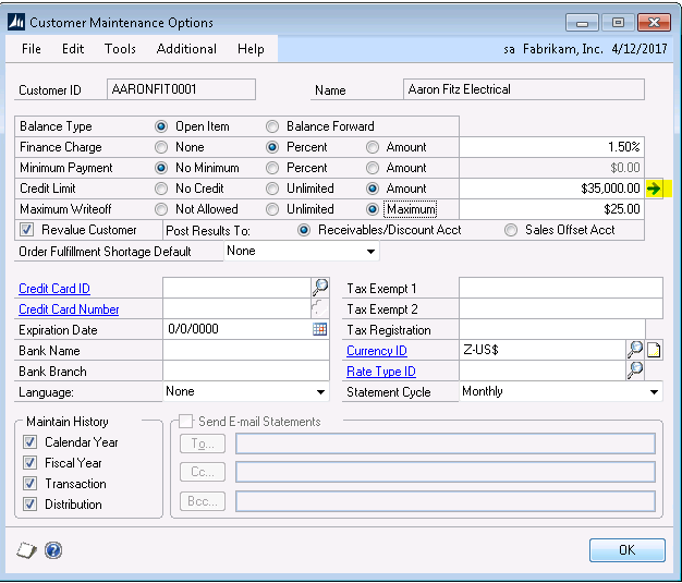 Dynamics GP Credit Warnings and Alerts Guide- Massey Consulting