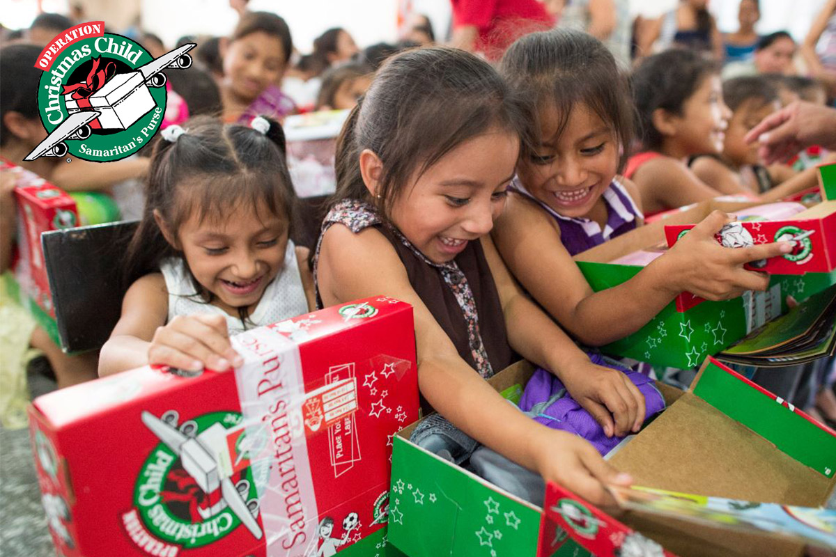 Samaritan's Purse Collecting Shoeboxes for Operation Christmas Child