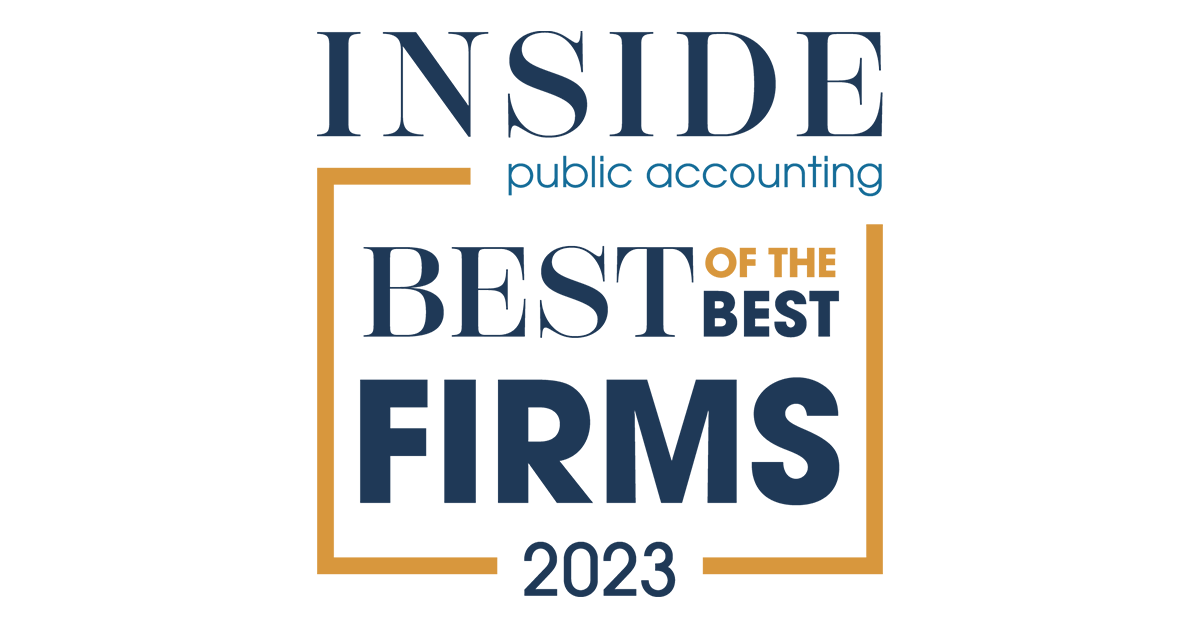 Dean Dorton awarded, recognized, named a Best of the Best firm by INSIDE Public Accounting