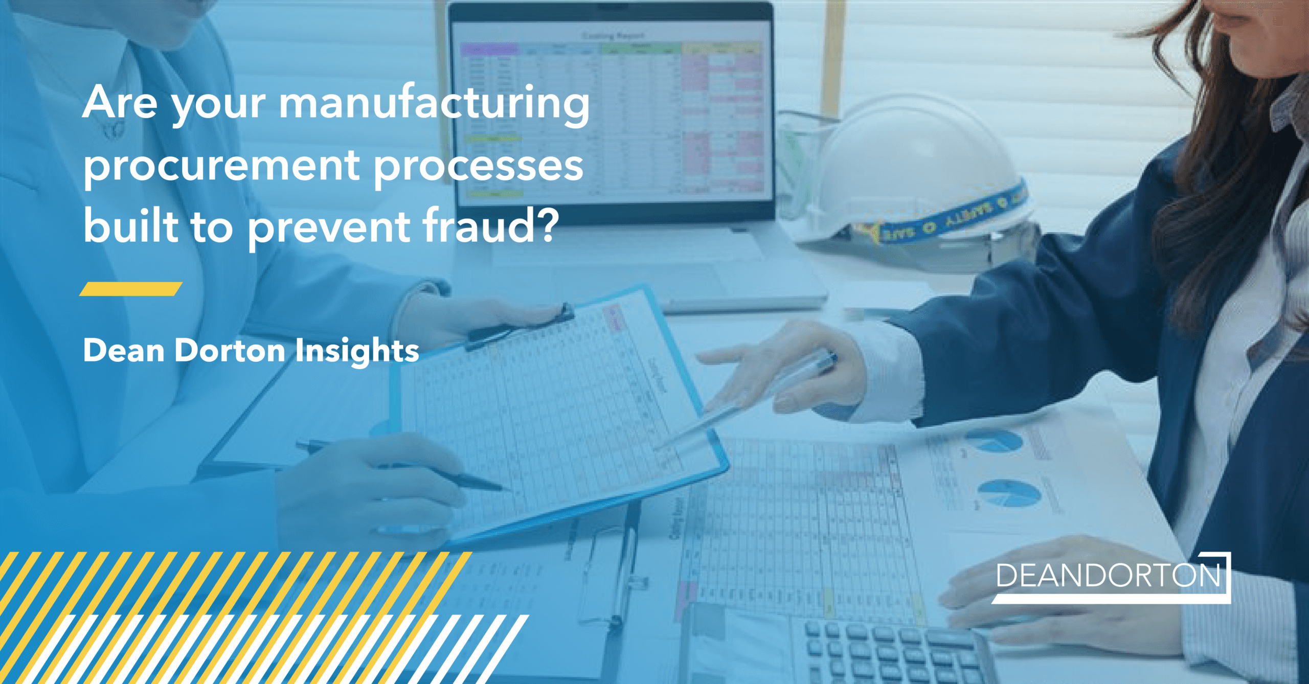 dorton Strengthening Procurement Controls in Manufacturing