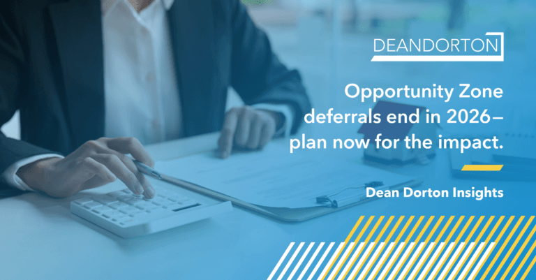 dorton 2026 Deferred Gain Recognition on TCJA Opportunity Zone Investments